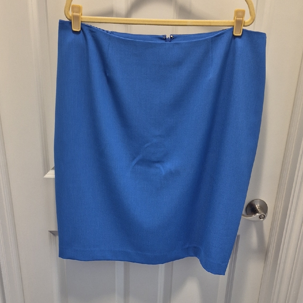 Kasper Vibrant Blue Pencil Skirt